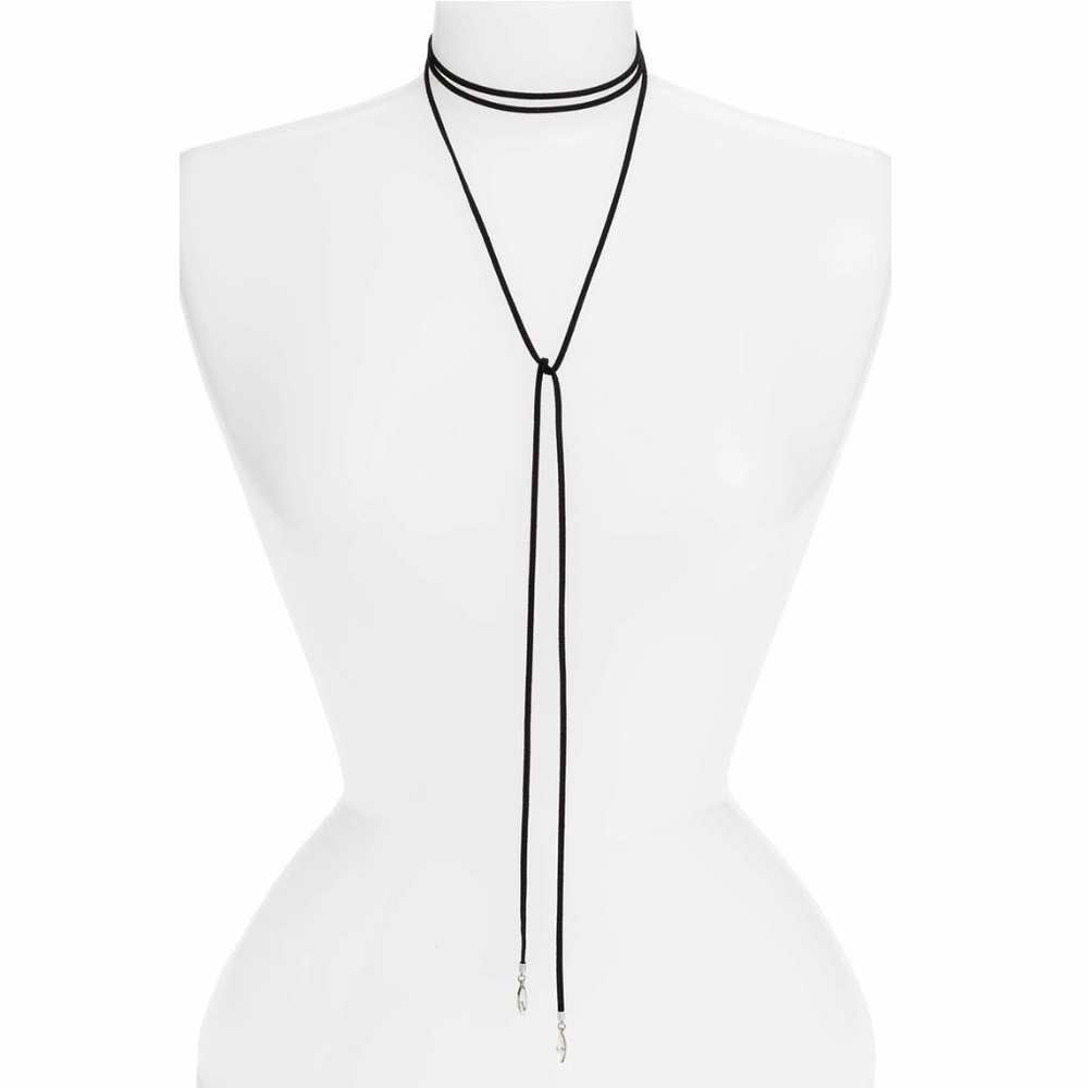 Long Wrap Choker Necklace